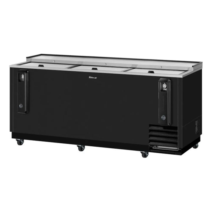 Turbo Air TBC-80SB-N 80.5" 3 Lid Super Deluxe Bottle Cooler, 22.6 cu. Ft., 115/60/1