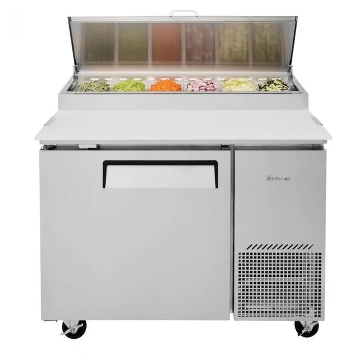 Turbo Air TPR-44SD-N 44" 1 Section Super Deluxe Pizza Prep Table, 14 cu. Ft., 115/60/1
