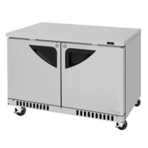 Turbo Air TUR-48SD-FB-N 48-1/4" 2 Section Super Deluxe Undercounter Refrigerator, 11.1 cu. Ft., 115/60/1 - Front Breathing