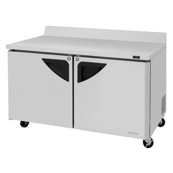 Turbo Air TWR-60SD-N 60" 2 Section PRO Series Worktop Refrigerator, 16 cu. Ft., 115/60/1