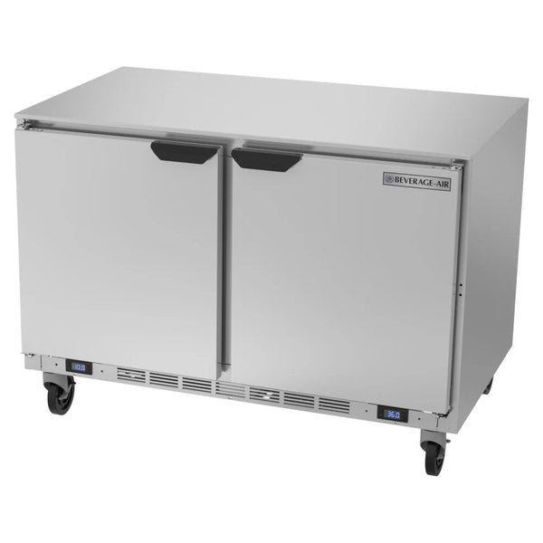 Beverage-Air UCF48AHC 48" 2 Solid Door Undercounter Freezer
