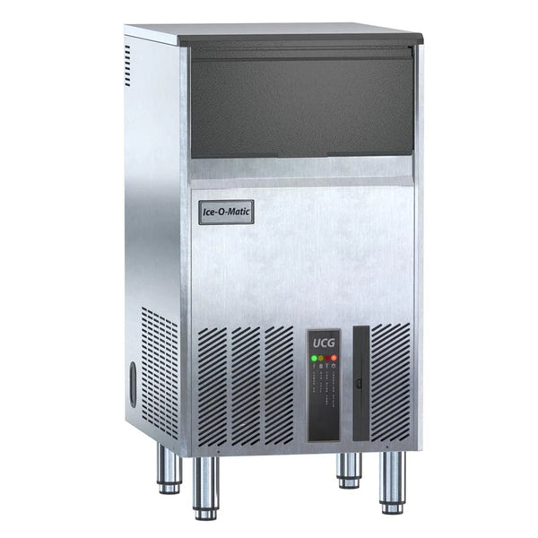 Ice-O-Matic UCG080A 18" Air Cooled Undercounter Gourmet Cube Ice Machine With 33 lbs Bin, 1 Phase, 115V