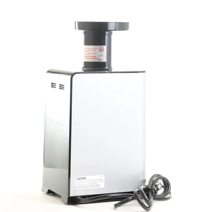 Omega VSJ843QS Silver Vertical Masticating 150-Watt, 43 RPM Compact Cold Press Juicer Machine