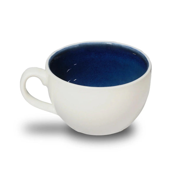 Don Bellini Mirage 8.5oz/25cl White Round Porcelain Cup, Pack of 6 Pcs